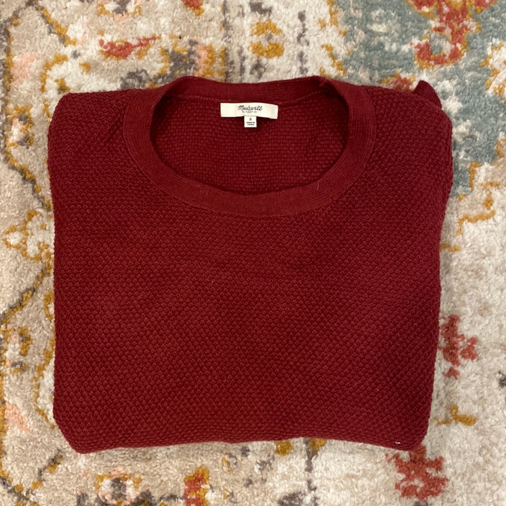 Madewell women’s crew pullover sweater